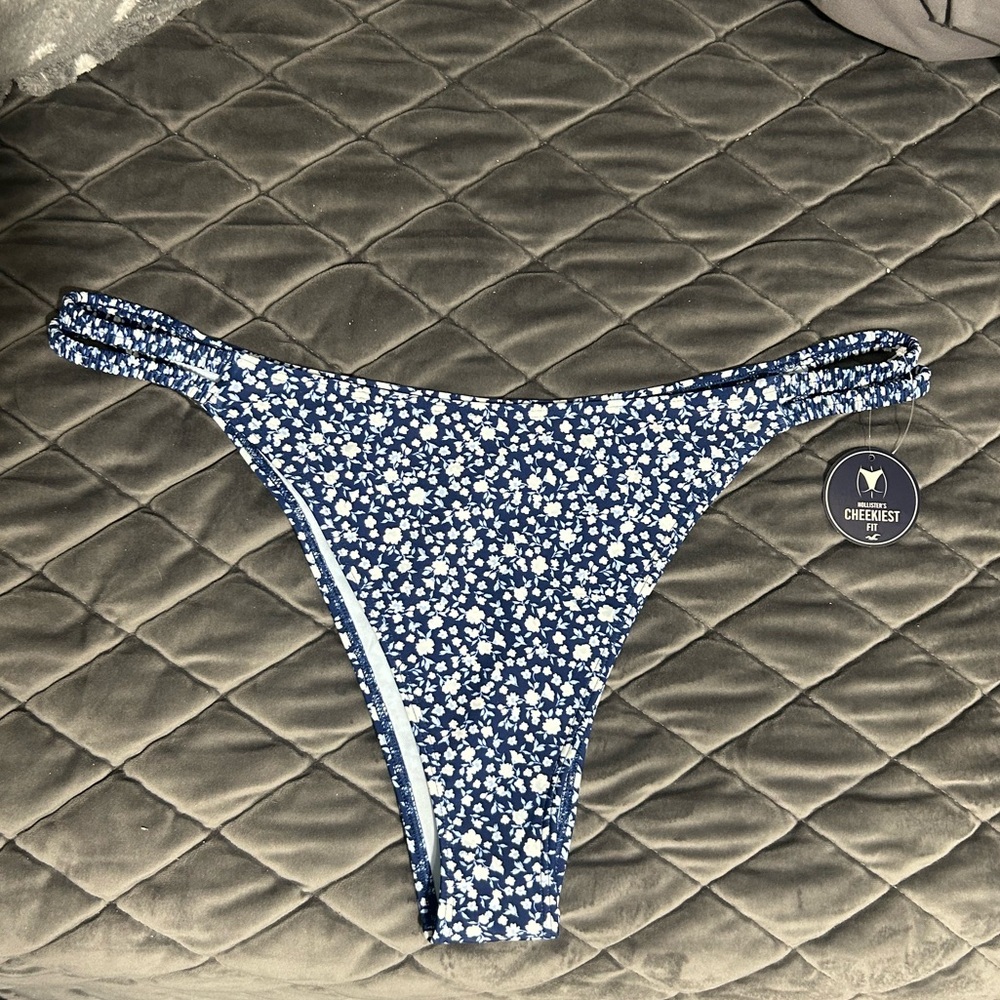 Hollister Double Strap Cheeky Bikini Bottom NWT